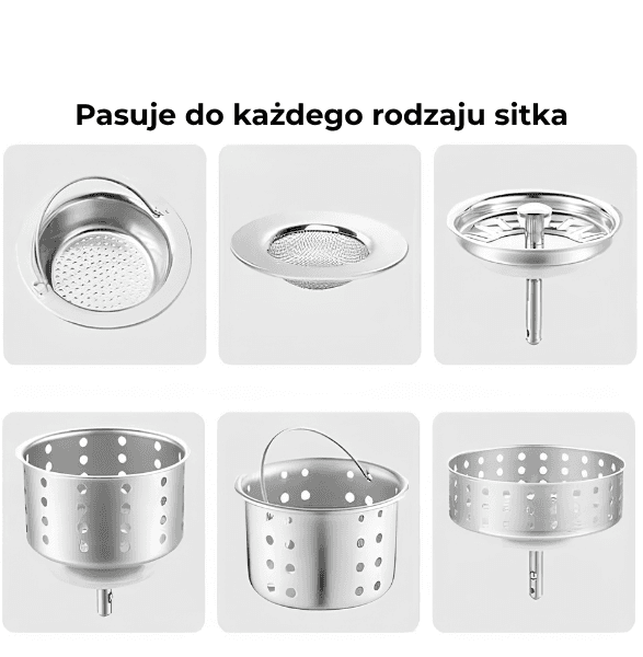 CleanSink - Elastyczne woreczki filtrujące do zlewu